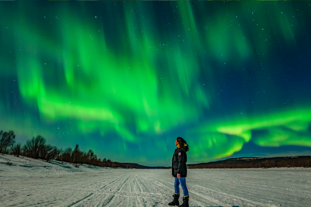 INSEEC exchange student in Norway who had the chance to see an aurora borealis 