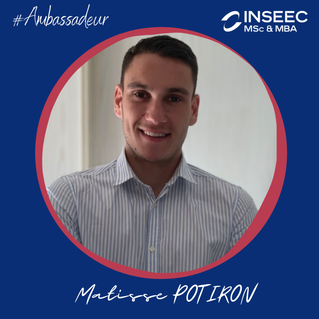 Matisse Potiron etudiant de lyon et ambassadeur