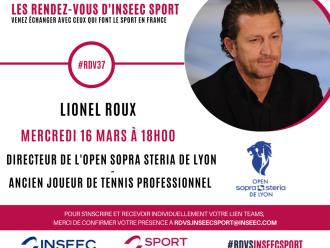 Visuel RDV INSEEC Sport avec Lionel Roux Directeur Open Sopra Steria Lyon