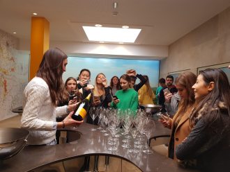 groupe d’étudiants de l’inseec en voyage d’étude luxe