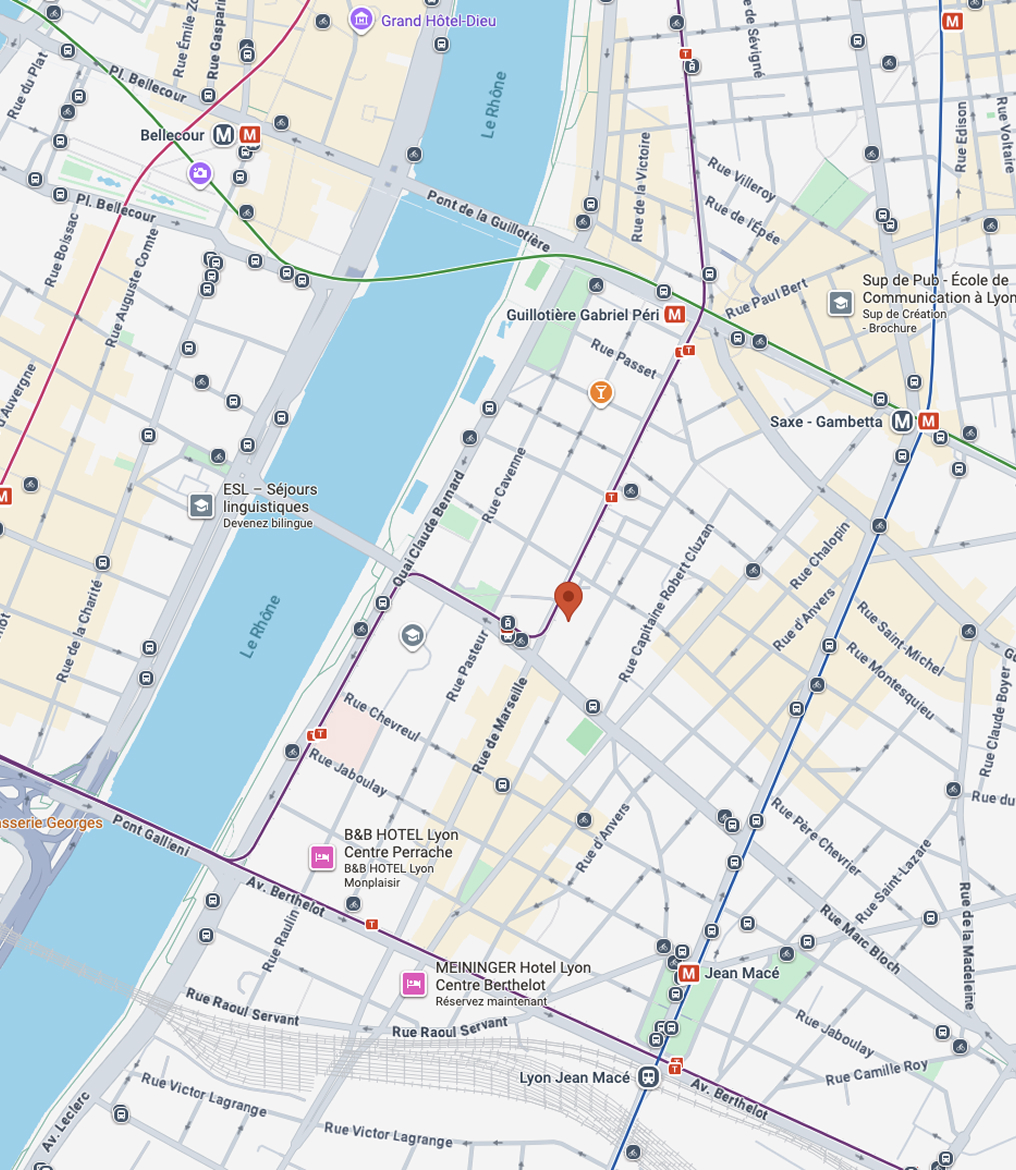 How to get to the INSEEC Lyon campus by public transport