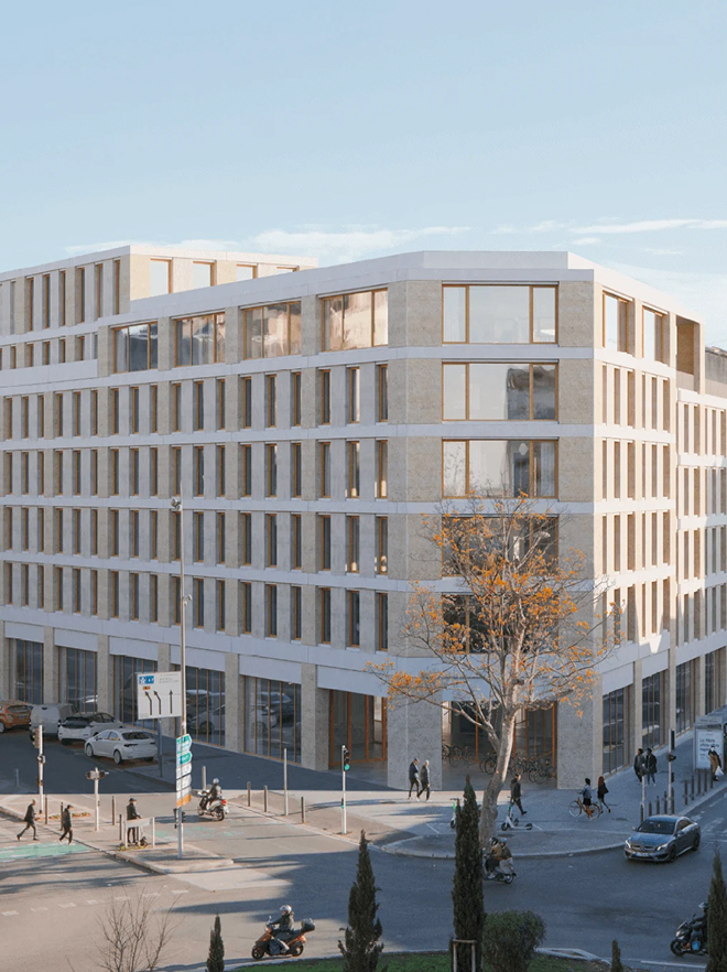 Photo du campus de Marseille de l’école de commerce INSEEC