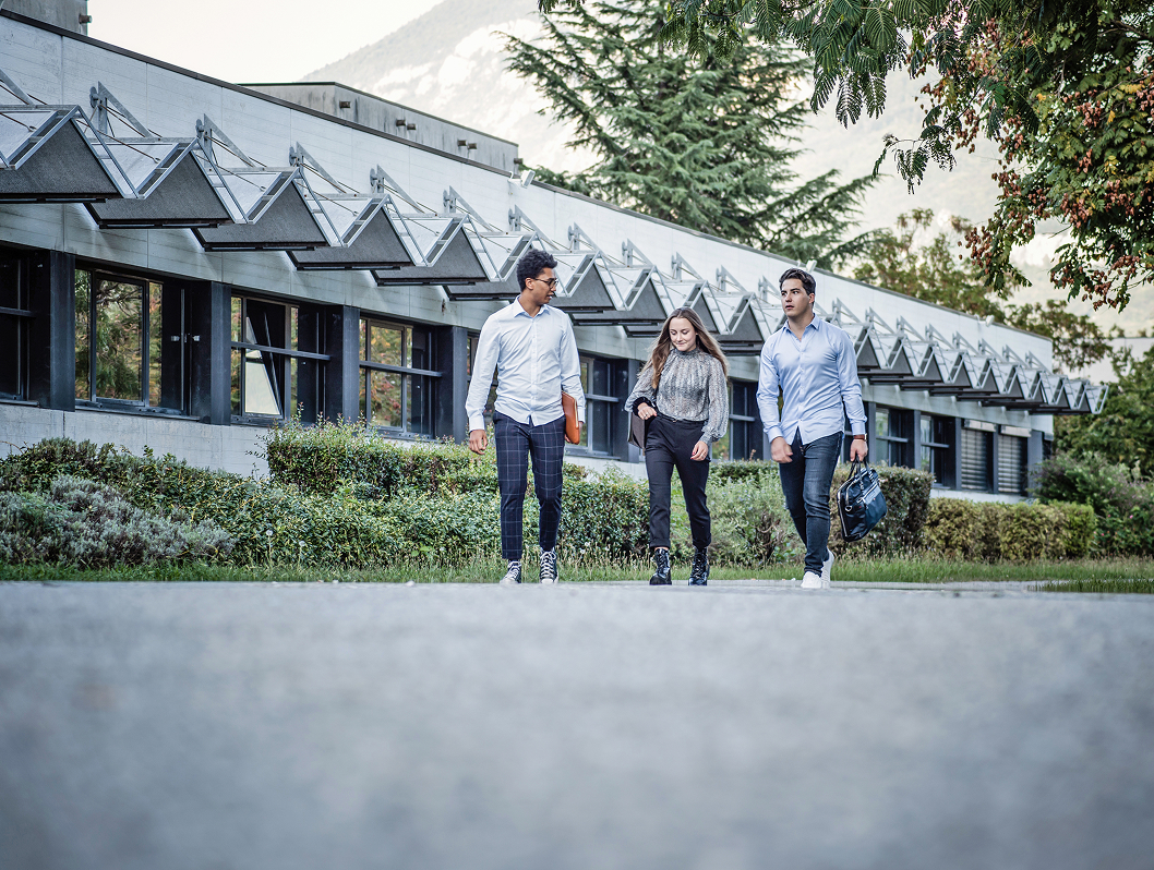 Extérieur du campus de Chambéry de l’école de commerce INSEEC