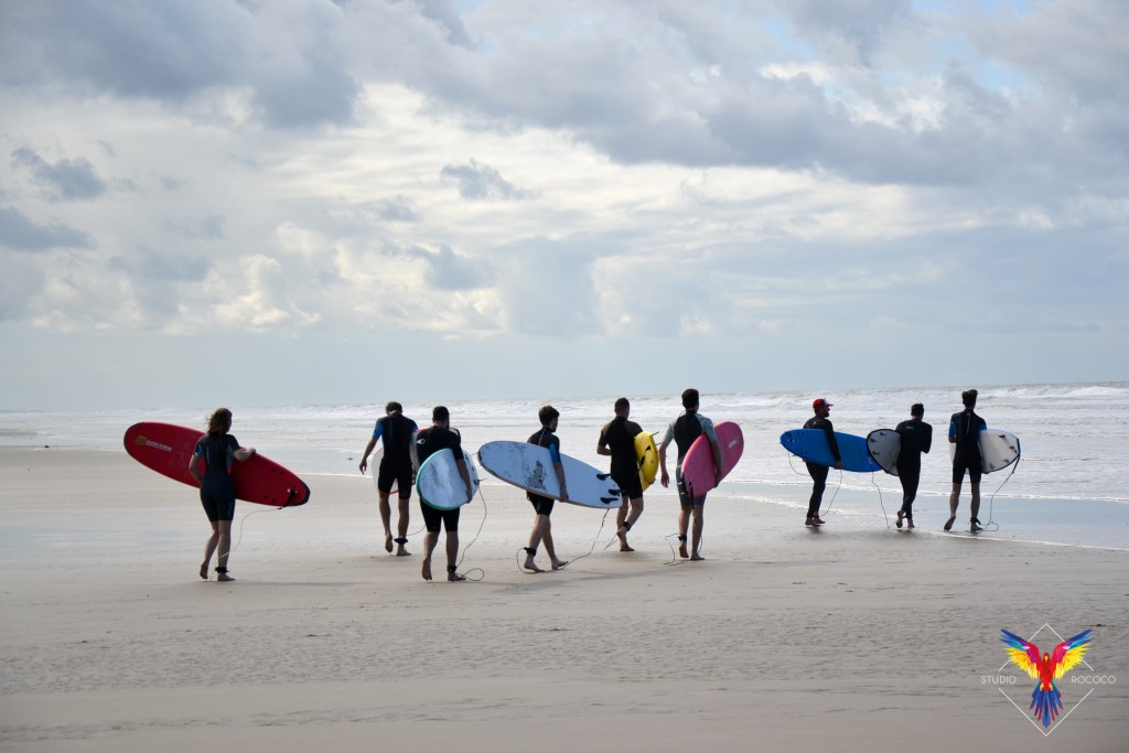 Students who go surfing as part of their association