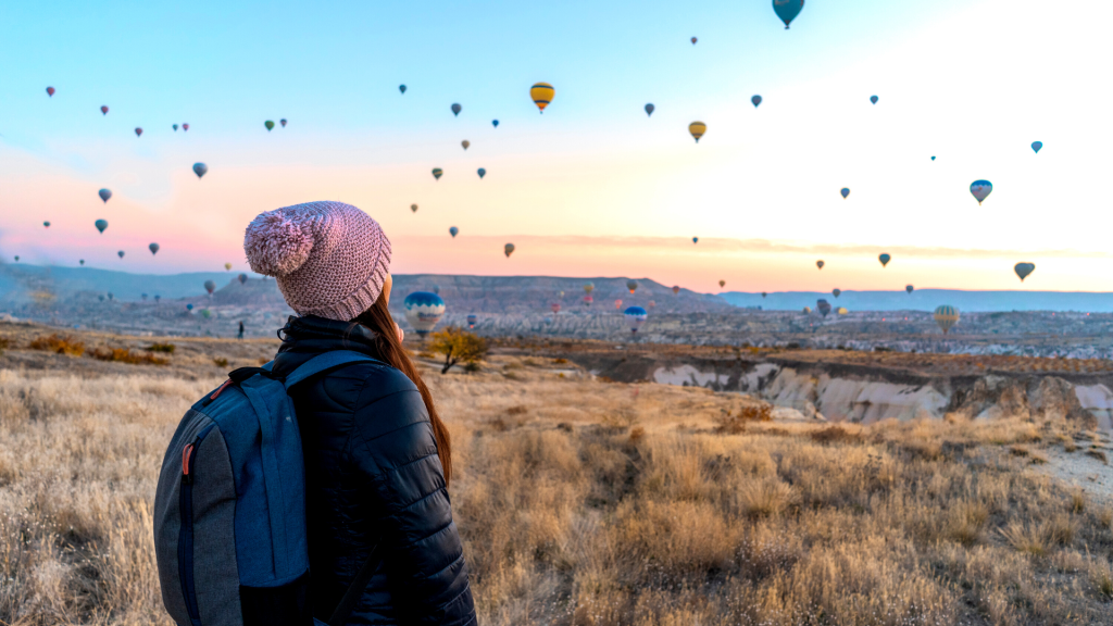 Photo of an ERASMUS student in Turkey