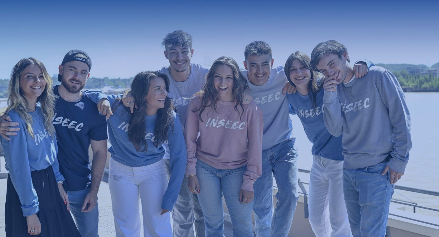Bannière site INSEEC avec filtre bleu