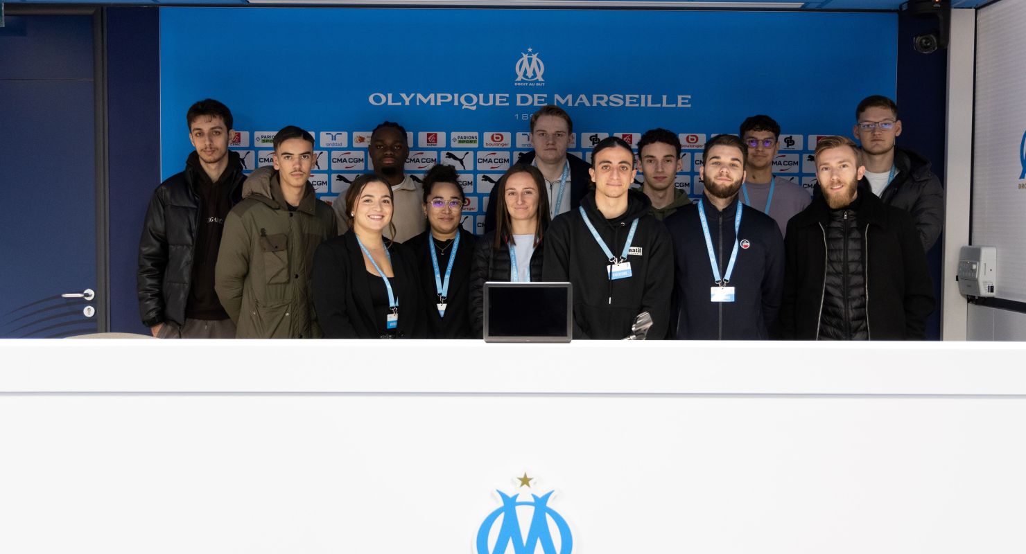étudiants inseec olympique de marseille commanderie visite